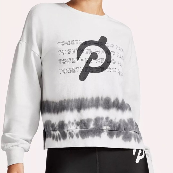 Peloton Tops - Peloton Tie-dye Pullover Crew neck Sweatshirt size S
